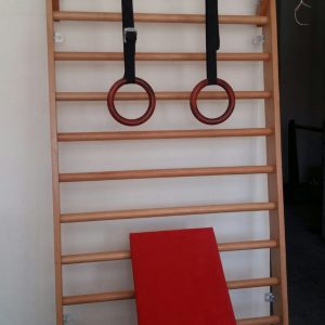Ahşap Barfiksli Komple Duvar Merdiveni