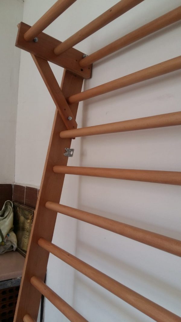 Ahşap Barfiksli Komple Duvar Merdiveni - Görsel 4